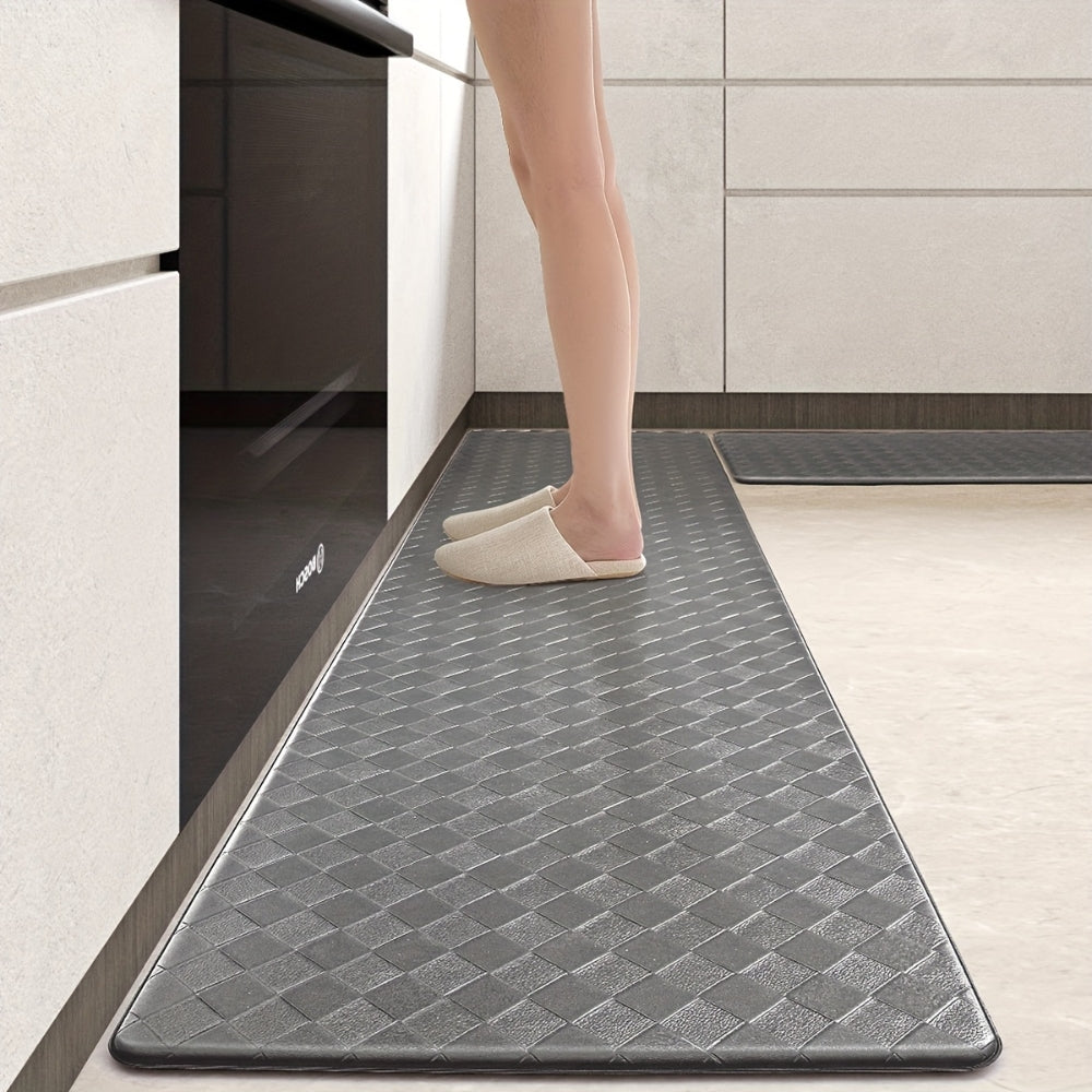 Cushioned Comfort Anti-Fatigue Kitchen Mat - Non-Slip Runner Rug for Safety 1