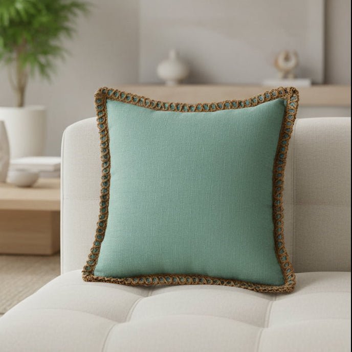 DEKOLIEBE Decorative Cushion Cover - French Style Throw Pillows for Couch 0