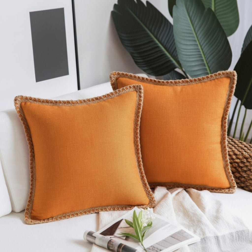 DEKOLIEBE Decorative Cushion Cover - French Style Throw Pillows for Couch 14