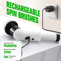 SCRUBIXA – Rechargeable Spin Brush for Fast and Efficient Cleaning