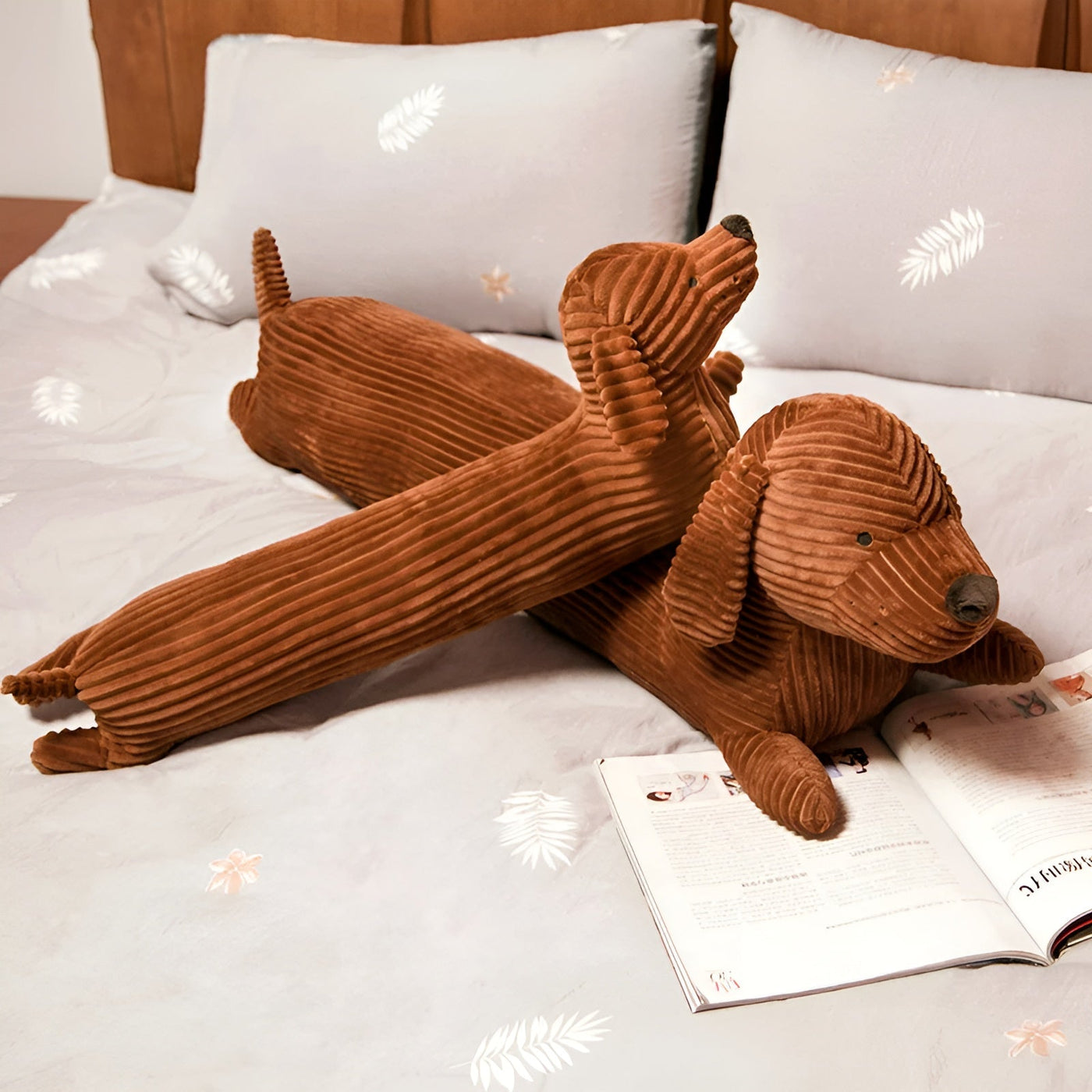 DaxiRest - Ergonomic Dachshund Plush Pillow for Cuddly Comfort & Support 0
