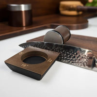 Diasharp Rolling Knife Sharpener Set with Diamond Grinder & Wooden Base 8