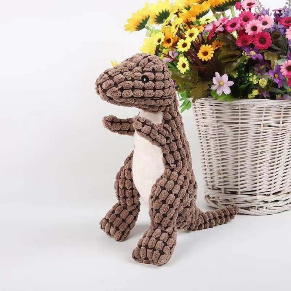 DinoPet - Indestructible Plush Dog Toy for Aggressive Chewers, 35cm 7