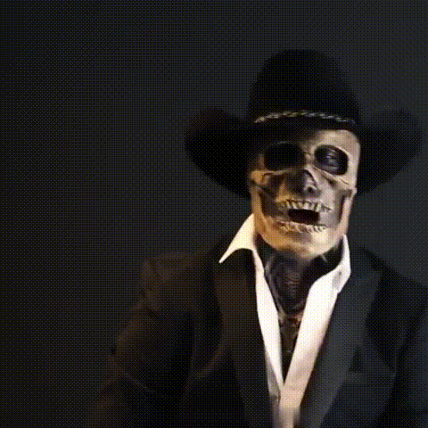 Dreadskull - Hyper-Realistic Skeleton Mask with Hat for Halloween Events 2