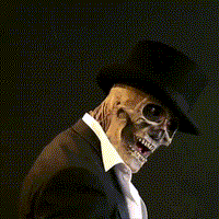 Dreadskull - Hyper-Realistic Skeleton Mask with Hat for Halloween Events 4