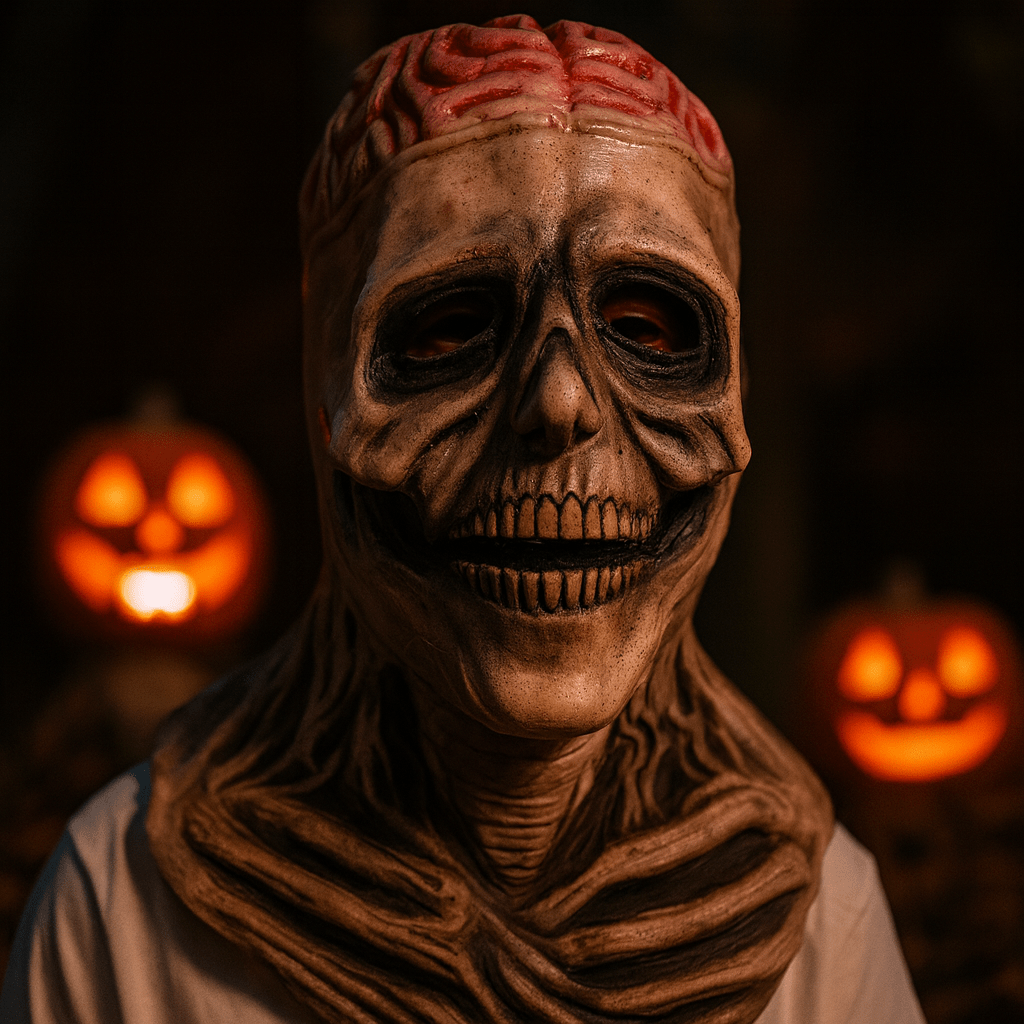 Dreadskull - Hyper-Realistic Skeleton Mask with Hat for Halloween Events 6