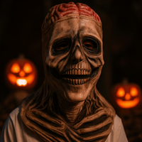 Dreadskull - Hyper-Realistic Skeleton Mask with Hat for Halloween Events 6
