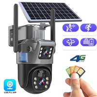 DualGuard - Wireless 4K Home Security Camera with Dual Lens & Solar Panel 1