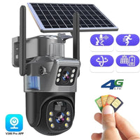 DualGuard Solar 4K - Wireless security camera with solar panel & 360° all-round view 2