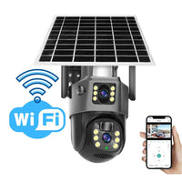 DualGuard Solar 4K - Wireless security camera with solar panel & 360° all-round view 3