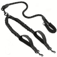 Dual Dog Leash with Reflective Design, 360° Swivel & Shock Absorption 8