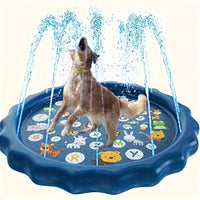 Durable Outdoor Pet Bath Basin with Water Spray & Anti-Slip Surface 0