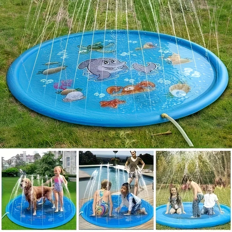 Durable Outdoor Pet Bath Basin with Water Spray & Anti-Slip Surface 3