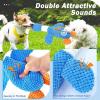 Durable Plush Goose Toy for Dogs and Cats – Interactive Chew & Squeak 4