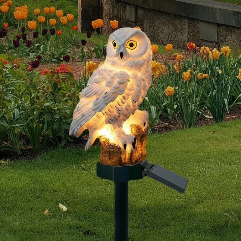 ECOOWL – Decorative Solar Owl Outdoor Light for Garden Decoration 0