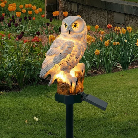 ECOOWL – Decorative Solar Owl Outdoor Light for Garden Decoration 0
