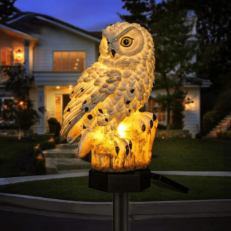 ECOOWL – Decorative Solar Owl Outdoor Light for Garden Decoration 1
