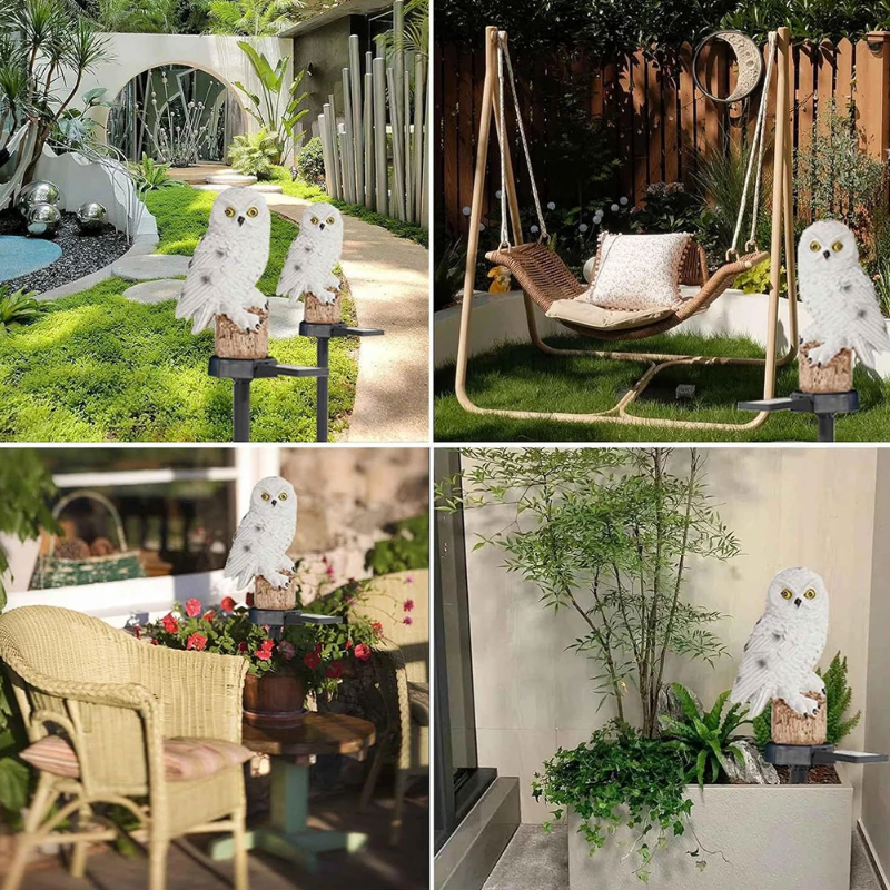 ECOOWL – Decorative Solar Owl Outdoor Light for Garden Decoration 6