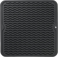 Eco-Conscious Silicone Dish Drying Mat - Heat Resistant Kitchen Drying Mat 13
