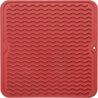 Eco-Conscious Silicone Dish Drying Mat - Heat Resistant Kitchen Drying Mat 14