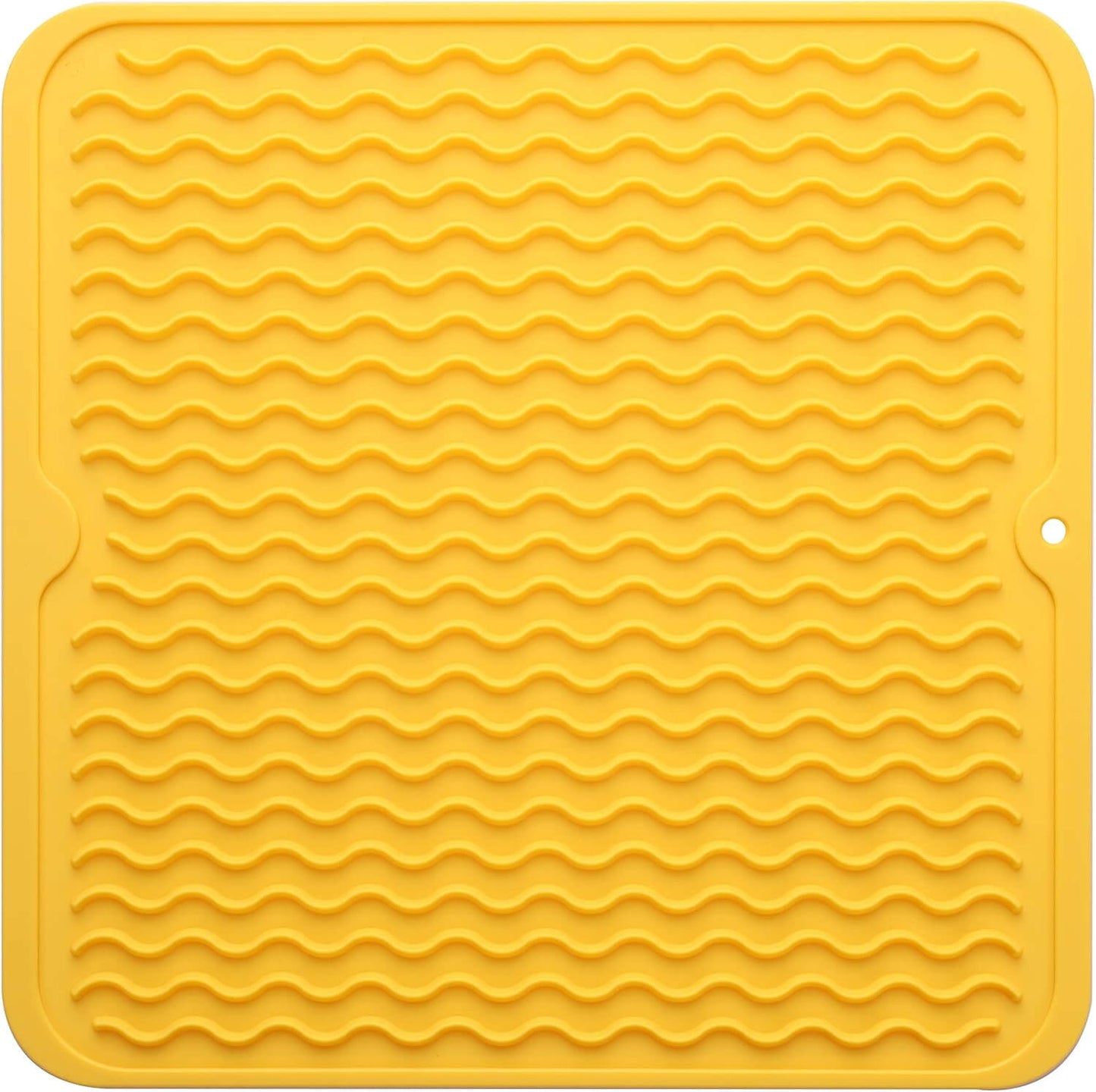 Eco-Conscious Silicone Dish Drying Mat - Heat Resistant Kitchen Drying Mat 15