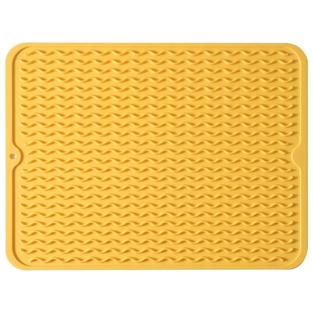 Eco-Conscious Silicone Dish Drying Mat - Heat Resistant Kitchen Drying Mat 16