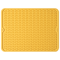 Eco-Conscious Silicone Dish Drying Mat - Heat Resistant Kitchen Drying Mat 16