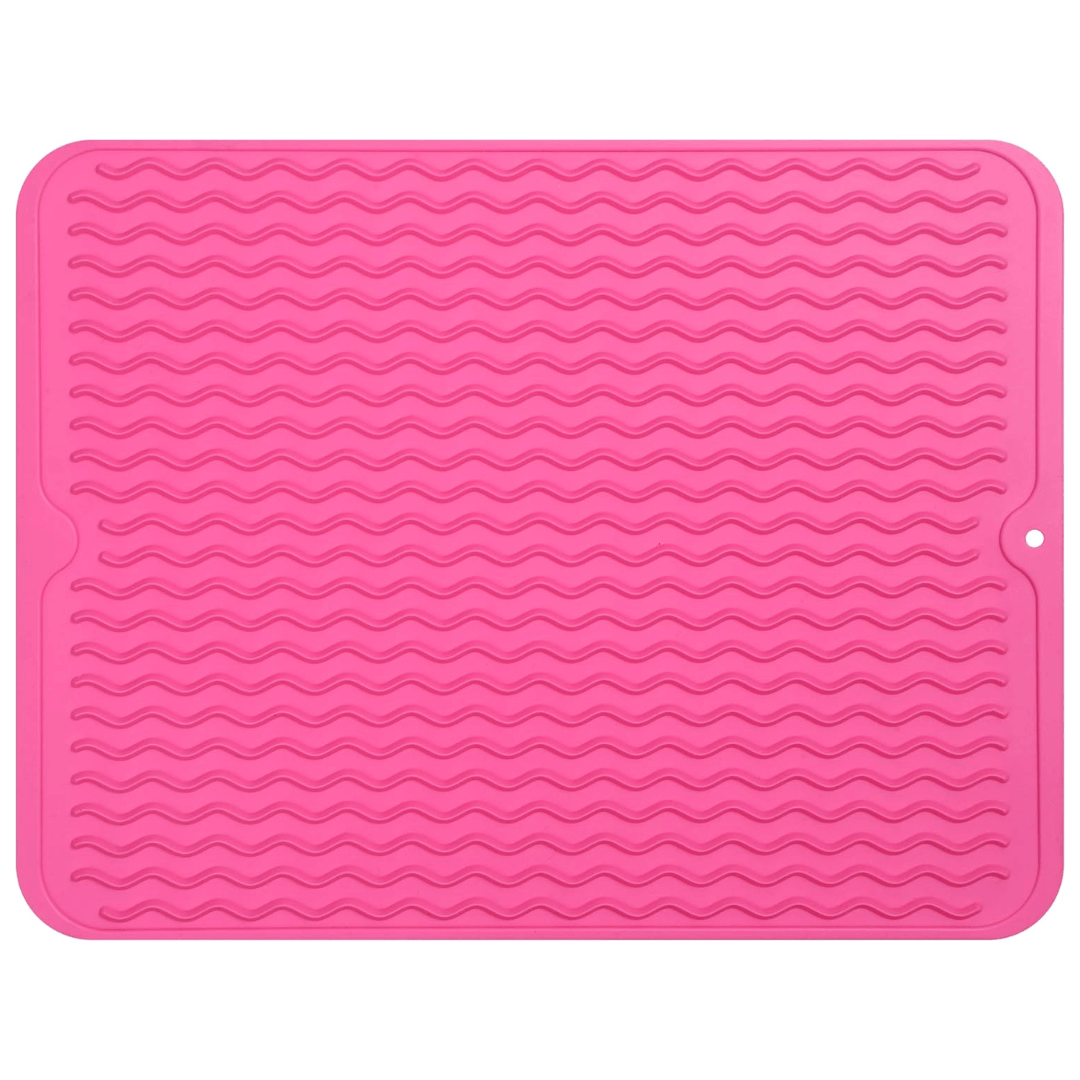 Eco-Conscious Silicone Dish Drying Mat - Heat Resistant Kitchen Drying Mat 20