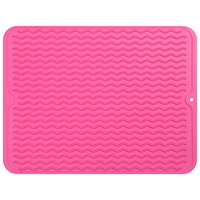 Eco-Conscious Silicone Dish Drying Mat - Heat Resistant Kitchen Drying Mat 20