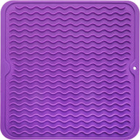Eco-Conscious Silicone Dish Drying Mat - Heat Resistant Kitchen Drying Mat 22
