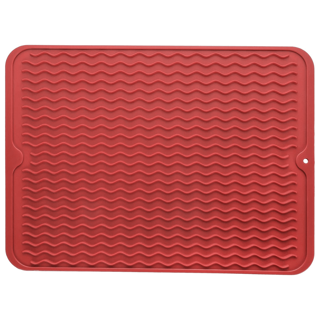 Eco-Conscious Silicone Dish Drying Mat - Heat Resistant Kitchen Drying Mat 24