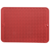Eco-Conscious Silicone Dish Drying Mat - Heat Resistant Kitchen Drying Mat 24