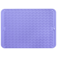 Eco-Conscious Silicone Dish Drying Mat - Heat Resistant Kitchen Drying Mat 26