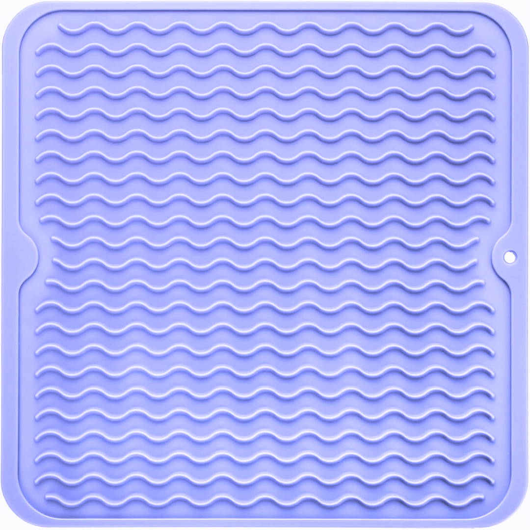 Eco-Conscious Silicone Dish Drying Mat - Heat Resistant Kitchen Drying Mat 29