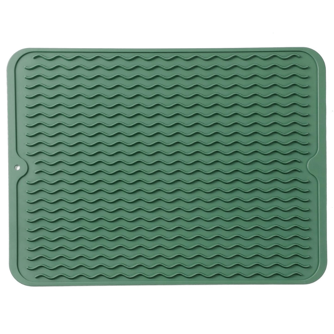 Eco-Conscious Silicone Dish Drying Mat - Heat Resistant Kitchen Drying Mat 9