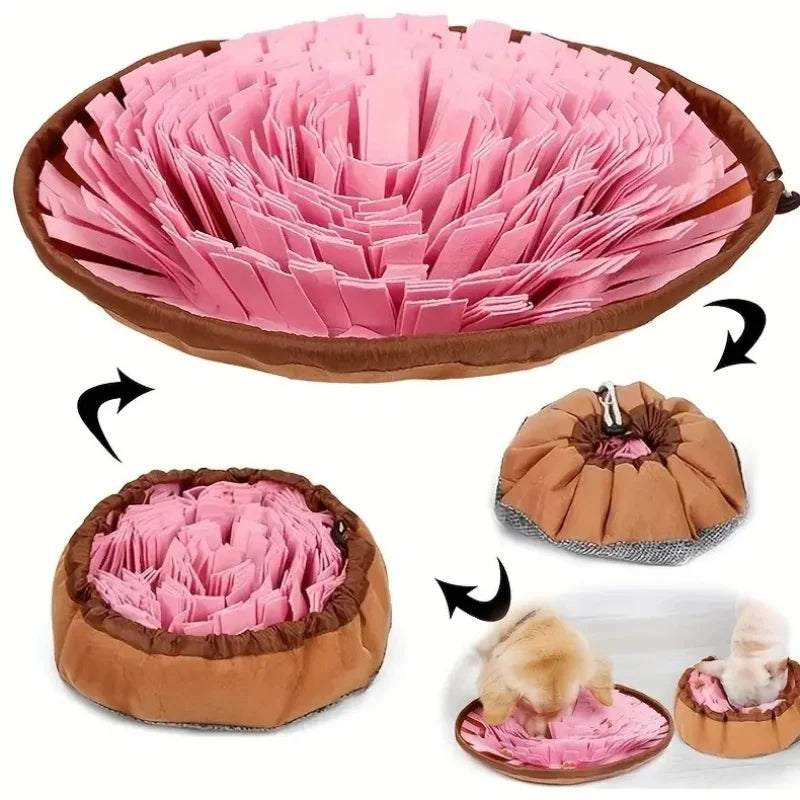 Eco-Friendly Snuffle Mat for Dogs - Foldable Slow Feeding Training Pad 2