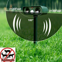 EcoGuard - Ultrasonic Solar Powered Deer, Cat & Bird Deterrent Repeller 4