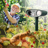 EcoGuard Ultrasonic Deer Repeller - Solar Powered Motion Activated Deterrent, Pack of 4 5