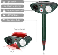 EcoGuard Ultrasonic Deer Repeller - Solar Powered, Motion Activated, 4 Pack 6