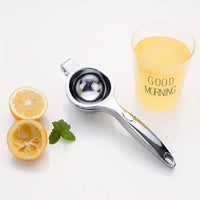 Effortless Stainless Steel Lemon Squeezer - Manual Press for Maximum Juice Extraction 1