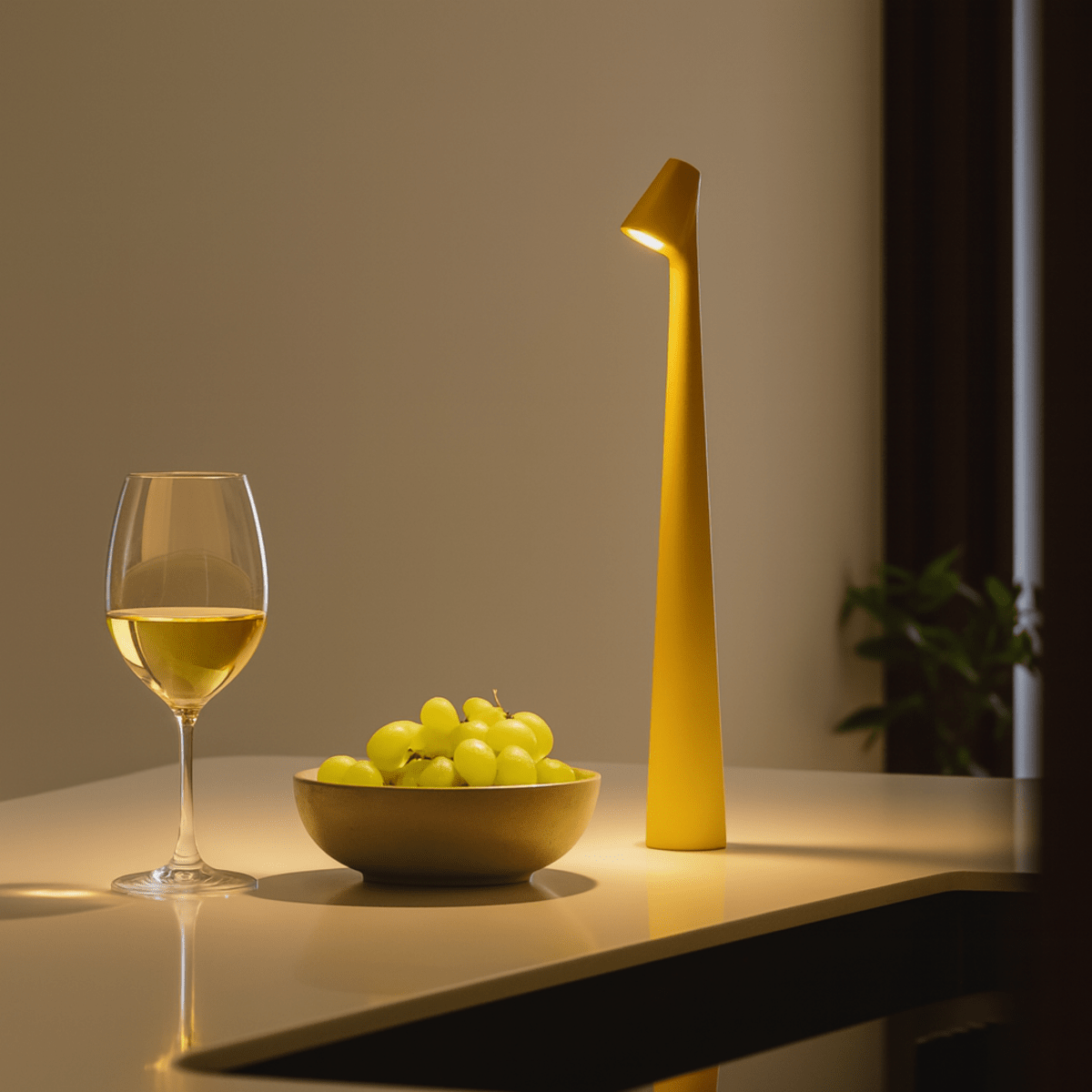 Elegant Metal Table Lamp - Cordless Rechargeable Design for Living Room, Bedroom, Outdoor 6