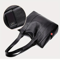 Elegant Retro Leather Shoulder Bag - Spacious PU Leather Design for Everyday Use 6