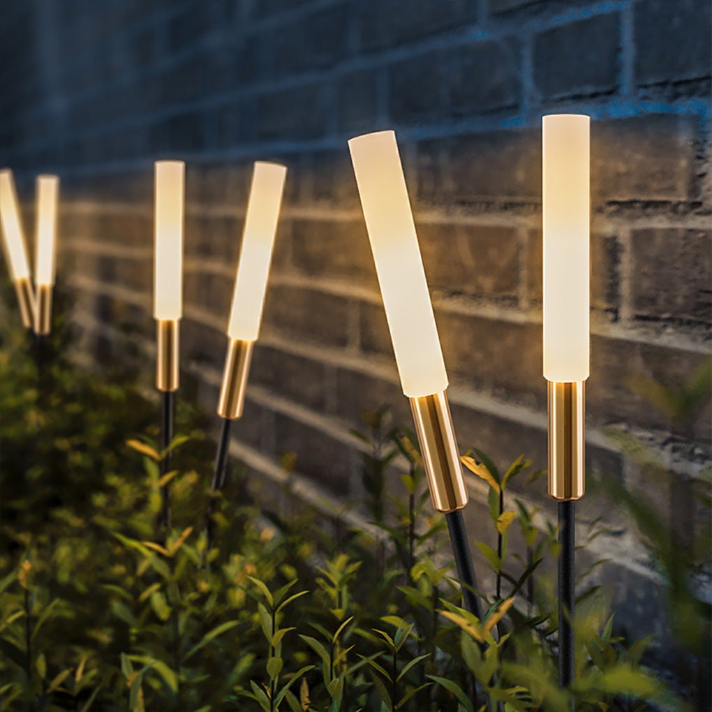 Elegant Solar Reed Lights - Waterproof LED Garden Decor for Outdoor Spaces 1