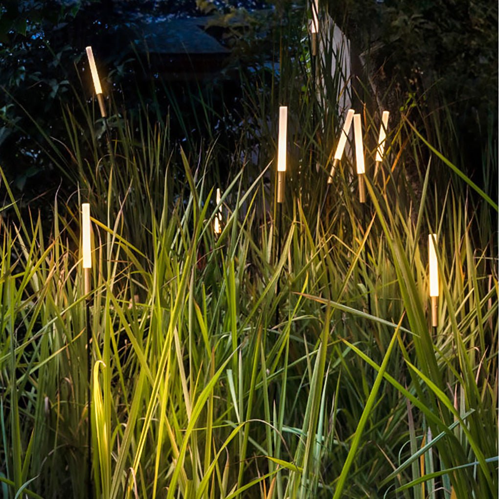 Elegant Solar Reed Lights - Waterproof LED Garden Decor for Outdoor Spaces 5
