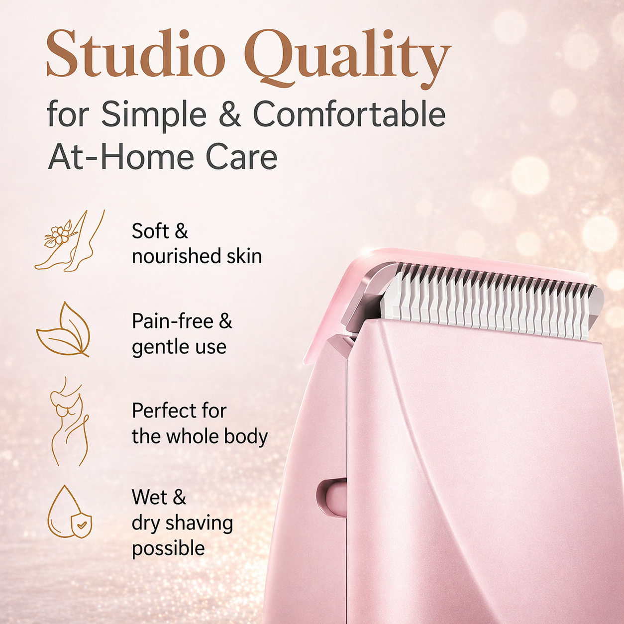 PUREGLIDE – Dual Head Shaver for Precise and Comfortable Grooming