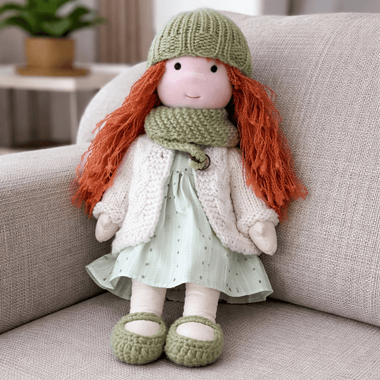 Elora – Handmade Waldorf Doll Made of Cotton for Creative Play 0