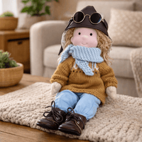 Elora – Handmade Waldorf Doll Made of Cotton for Creative Play 12