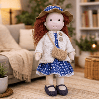 Elora – Handmade Waldorf Doll Made of Cotton for Creative Play 19
