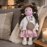 Elora – Handmade Waldorf Doll Made of Cotton for Creative Play 25