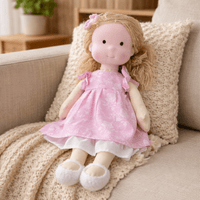 Elora – Handmade Waldorf Doll Made of Cotton for Creative Play 29